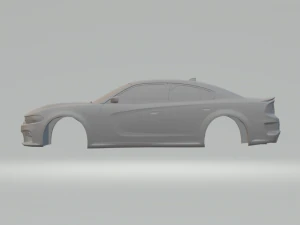 dodge chargerhellcat 2020 3D Print Model