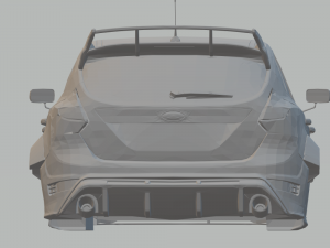 focus st 2014 hoonigan 3D 打印模型