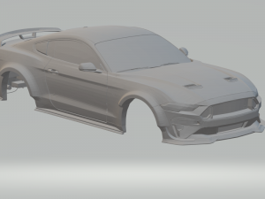 mustang drift car Modèles 3D en vedette