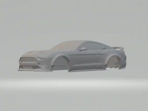 mustang drift car 3D Print Model