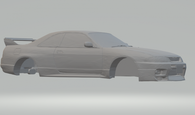 1997 nissan skyline gtr r33 Modelo de Impressão 3D .c4d .max .obj .3ds .fbx .stl .blend 