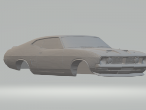 falcon fastback 3D-Druckmodell