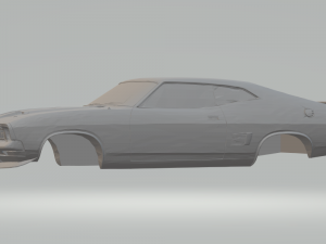 falcon fastback 3Dプリントモデル