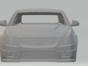 cadillac cts 3D 打印模型