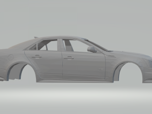 cadillac cts 3D 打印模型