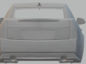 cadillac cts 3D 打印模型