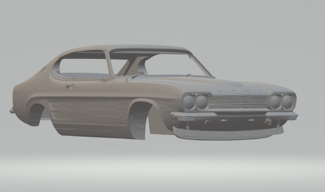 capri mk1 1600 gt 1974 Modelo de Impressão 3D .c4d .max .obj .3ds .fbx .stl .blend 