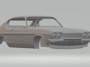 capri mk1 1600 gt 1974 Model do druku 3D
