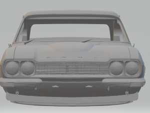 capri mk1 1600 gt 1974 Modelo de Impressão 3D