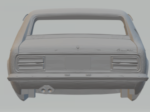 capri mk1 1600 gt 1974 Modelo de Impressão 3D