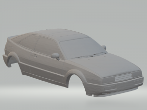 vw corrado 3D प्रिंट मॉडल
