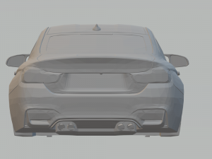m4 coupe 3D प्रिंट मॉडल