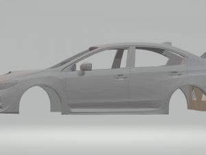 2015 subaru wrx 3D प्रिंट मॉडल