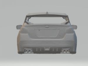2015 subaru wrx 3D प्रिंट मॉडल
