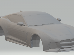 jaguar ftype svr coupe 2019 3D 打印模型