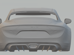 renault alpine a110 2019 3Dプリントモデル