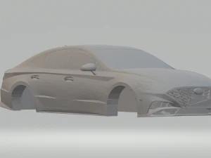 Hyundai Sonata 2020 Modelo de Impressão 3D
