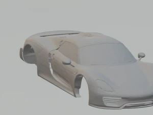 porsche 918 spyder 3D Print Model