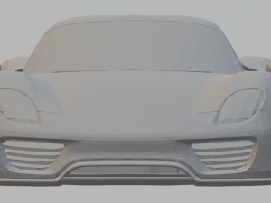 porsche 918 spyder Modèles 3D en vedette
