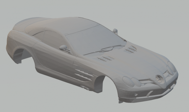 mercedes benz mclaren slr Modèles 3D en vedette .c4d .max .obj .3ds .fbx .stl .blend 