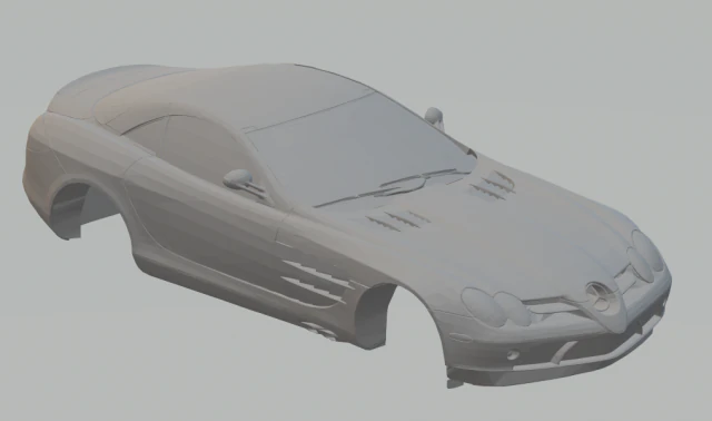 mercedes benz mclaren slr 3D Print Model .c4d .max .obj .3ds .fbx .stl .blend 