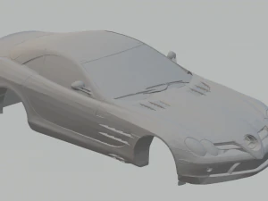 मर्सिडीज बेंज मैकलेरन एसएलआर 3D प्रिंट मॉडल