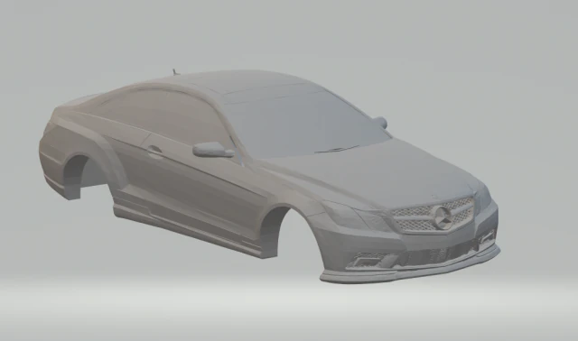 mercedes e-class coupe e sport 3D Print Model .c4d .max .obj .3ds .fbx .stl .blend