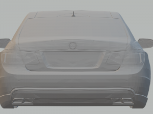 mercedes e-class coupe e sport 3D 프린트 모델
