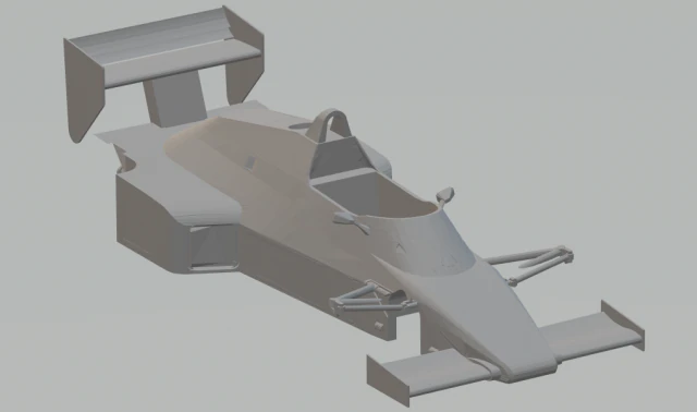williams fw08c cosworth 1983 3D Print Model .c4d .max .obj .3ds .fbx .stl .blend 