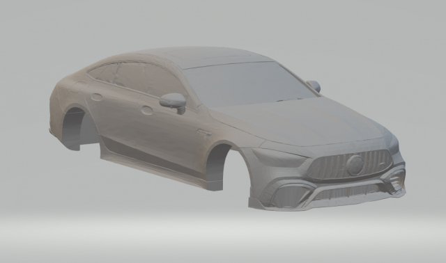 mercedes-benz amg gt53 4-door coupe 2019 Modèles 3D en vedette .c4d .max .obj .3ds .fbx .stl .blend 
