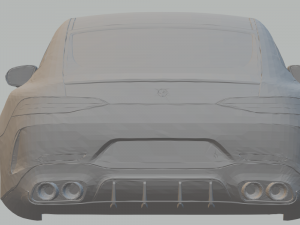 mercedes-benz amg gt53 4-door coupe 2019 Modèles 3D en vedette