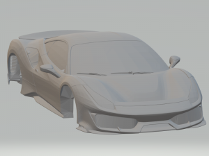 ferrari 488 pista 2019 3D Print Model
