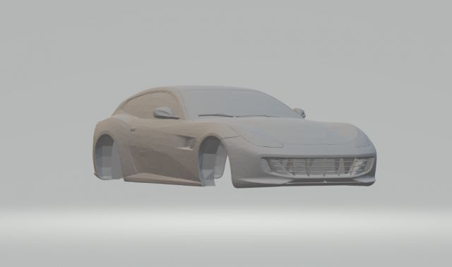 ferrari gtc4 lusso 2016 3D 打印模型 .c4d .max .obj .3ds .fbx .stl .blend