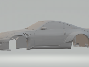 nissan 350z rocketbunny 2003 3D-printmodel