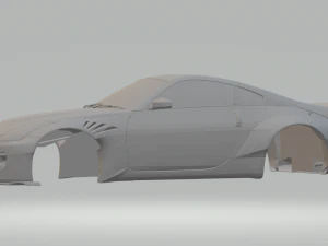 nissan 350z rocketbunny 2003 3D Print Model