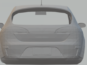seat cupra 2008 3D 프린트 모델