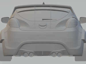 hyundai veloster rallycross Model do druku 3D