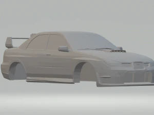 斯巴鲁wrx 2006 3D 打印模型