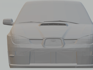 subaru wrx 2006 3Dプリントモデル