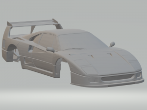 ferrari f40 lm 1987 3Dプリントモデル