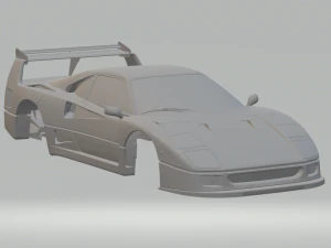 ferrari f40 lm 1987 3D Print Model