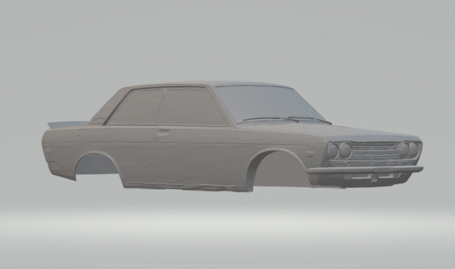datsun 510 Modello di stampa 3D .c4d .max .obj .3ds .fbx .stl .blend 