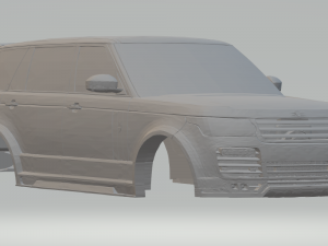 mansory range rover autobiography lwb 3D 프린트 모델