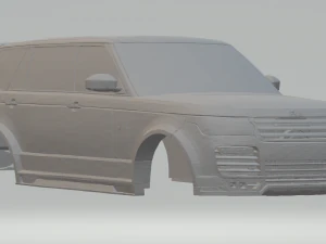 otobiografi mansory range rover lwb Model Cetak 3D