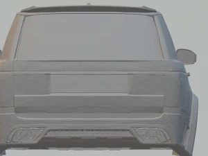 mansory range rover autobiography lwb 3D Print Model