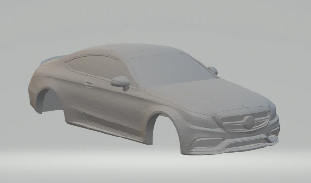 2016 mercedes-amg c63 s coupe 3D Print Model .c4d .max .obj .3ds .fbx .stl .blend 