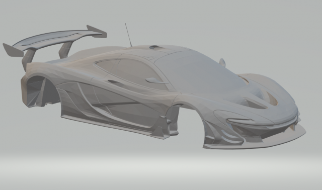 mclaren p1 gtr 2014 Modèles 3D en vedette .c4d .max .obj .3ds .fbx .stl .blend 
