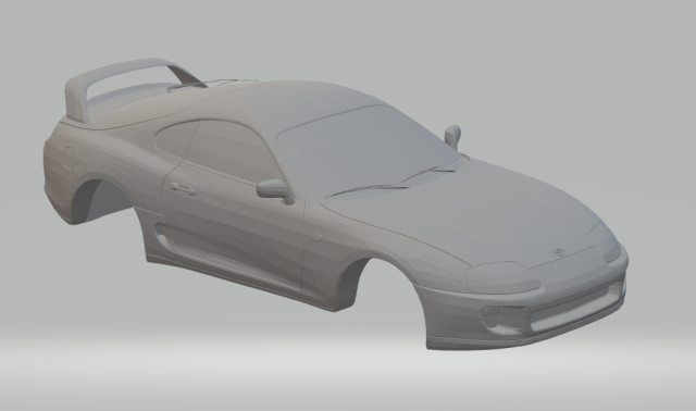 toyota supra 94 3D Print Model .c4d .max .obj .3ds .fbx .stl .blend 