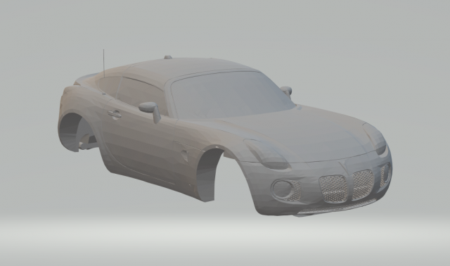 pontiac solstice coupe 3D 打印模型 .c4d .max .obj .3ds .fbx .stl .blend 