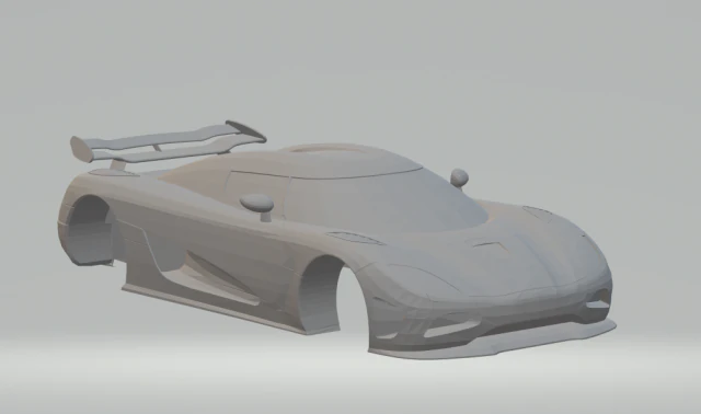 koenigsegg agera x 3D Print Model .c4d .max .obj .3ds .fbx .stl .blend 